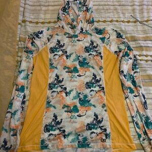 Sun shirt Hooded Long Sleeve Shirt